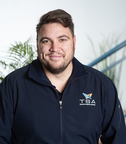 Smiling man in a polo shirt
