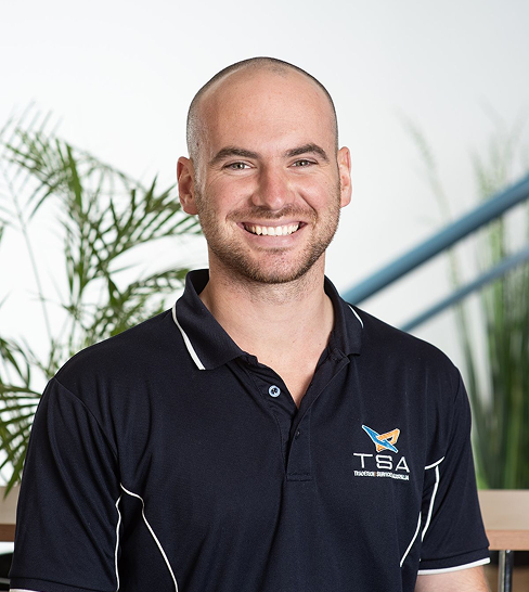 Smiling man in a polo shirt