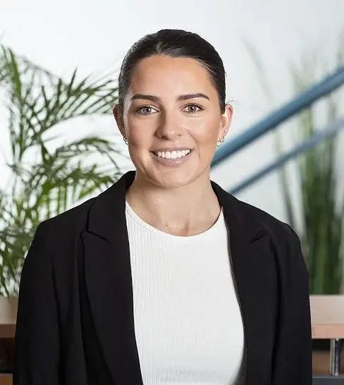 A smiling women